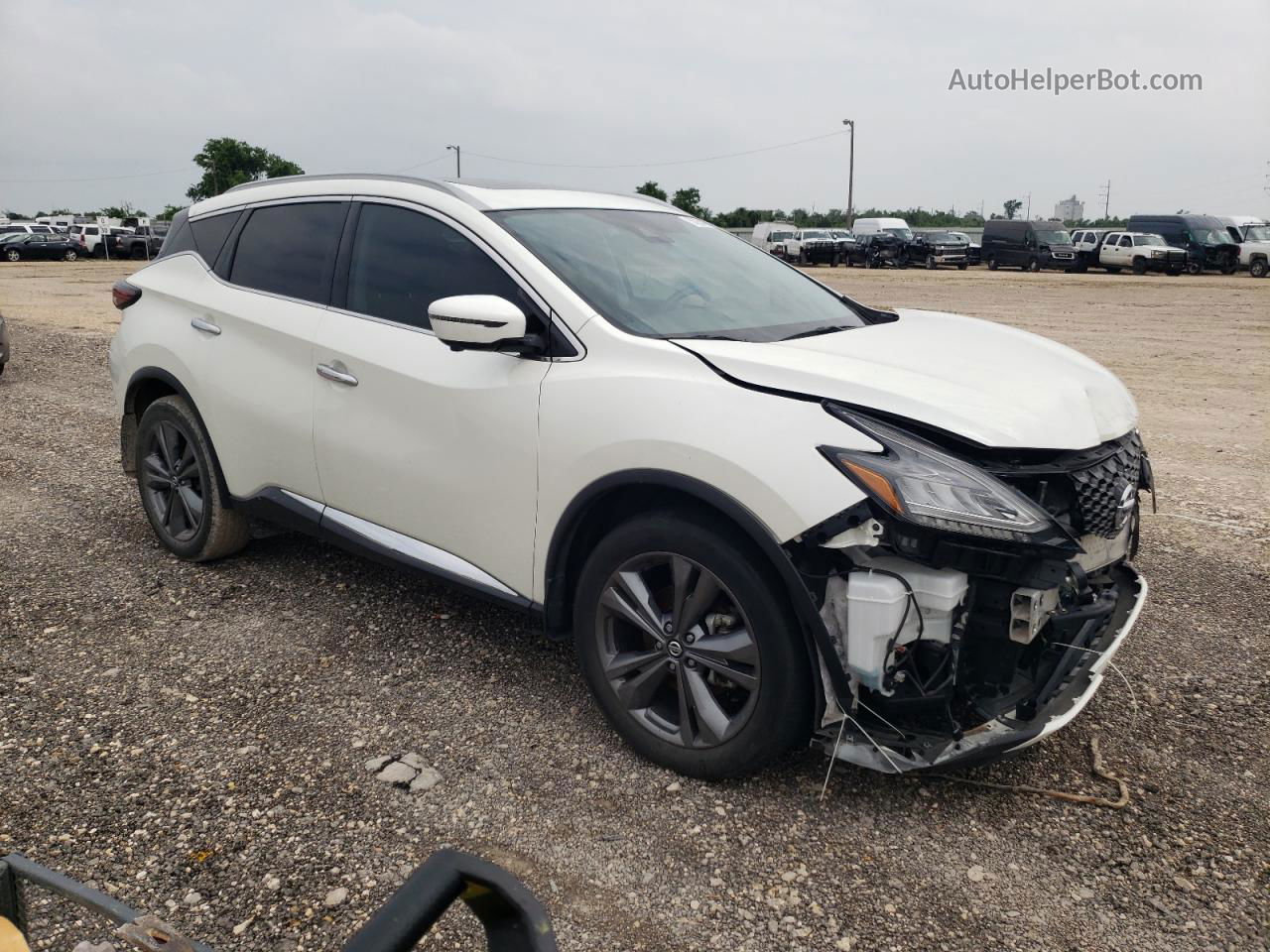 2021 Nissan Murano Platinum White vin: 5N1AZ2DJXMC115147