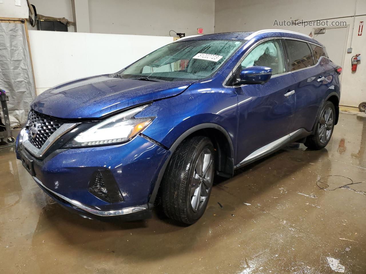 2021 Nissan Murano Platinum Синий vin: 5N1AZ2DS0MC126599