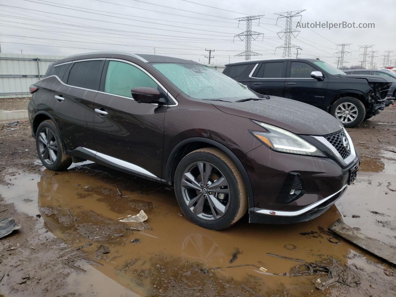 2021 Nissan Murano Platinum Maroon vin: 5N1AZ2DS1MC111903