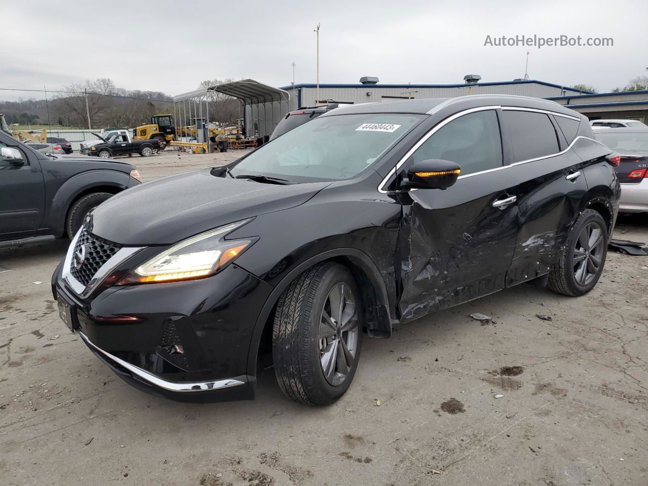 2021 Nissan Murano Platinum Черный vin: 5N1AZ2DS2MC133618