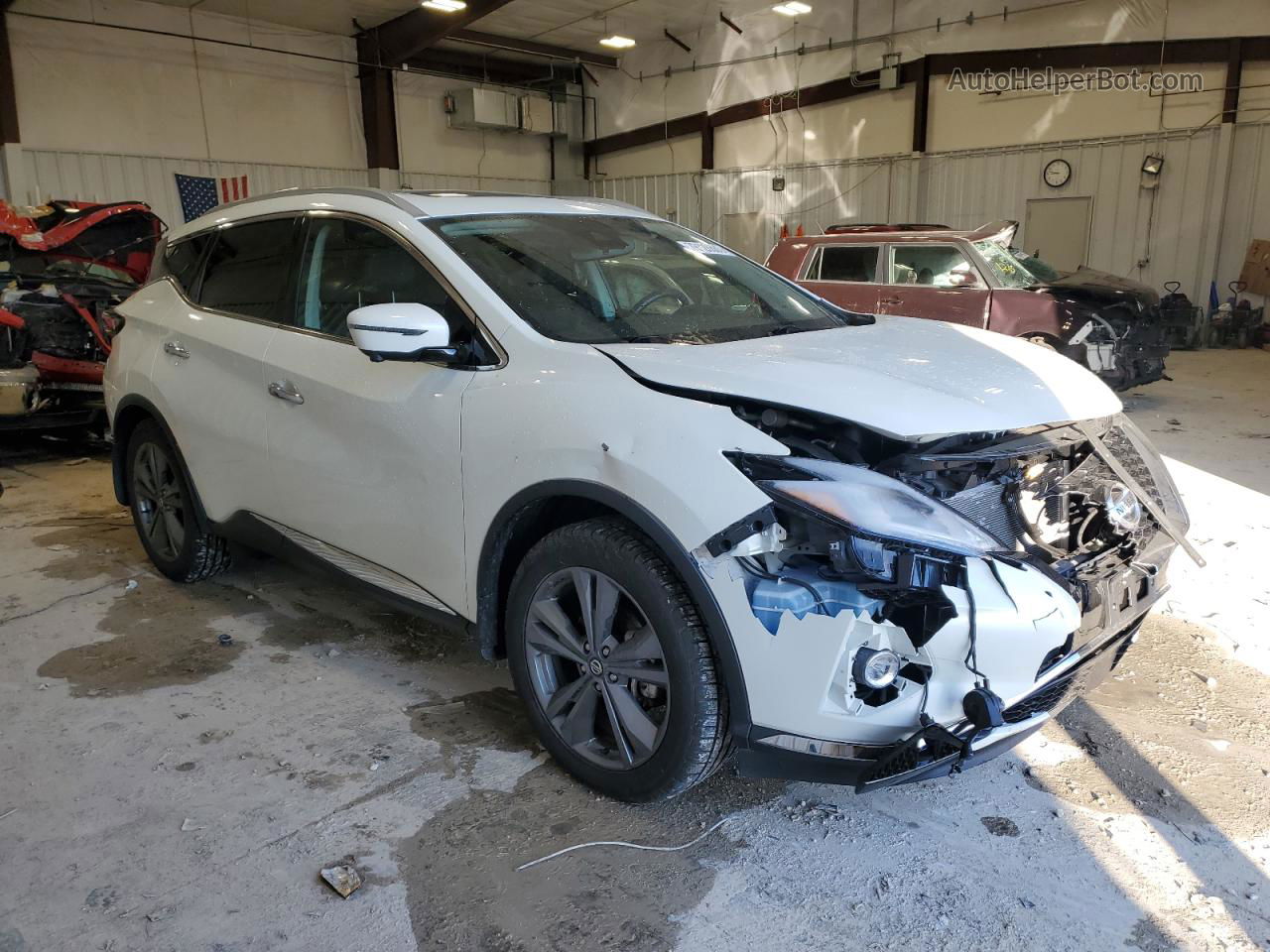 2021 Nissan Murano Platinum White vin: 5N1AZ2DS6MC136814