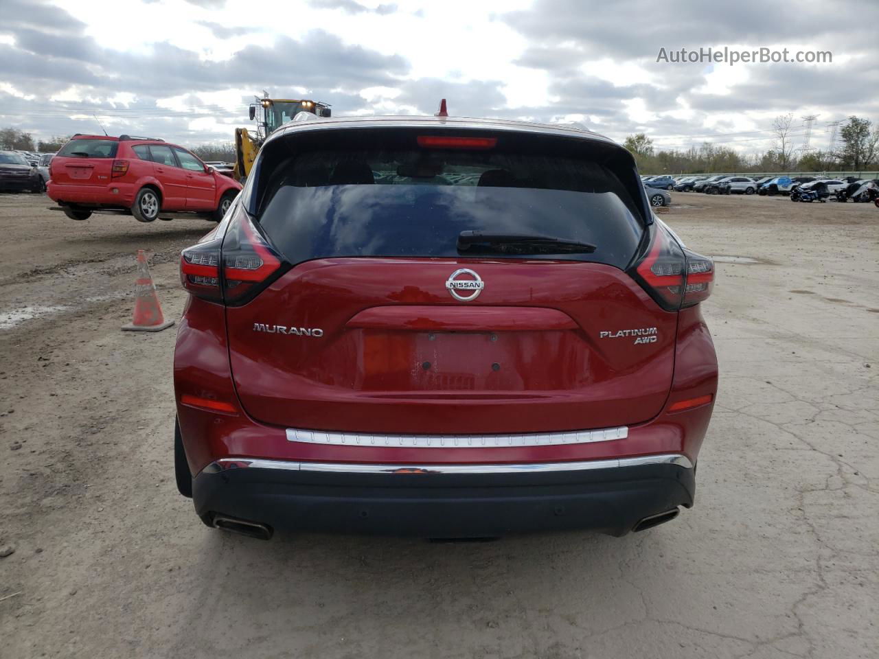 2021 Nissan Murano Platinum Burgundy vin: 5N1AZ2DS8MC113776