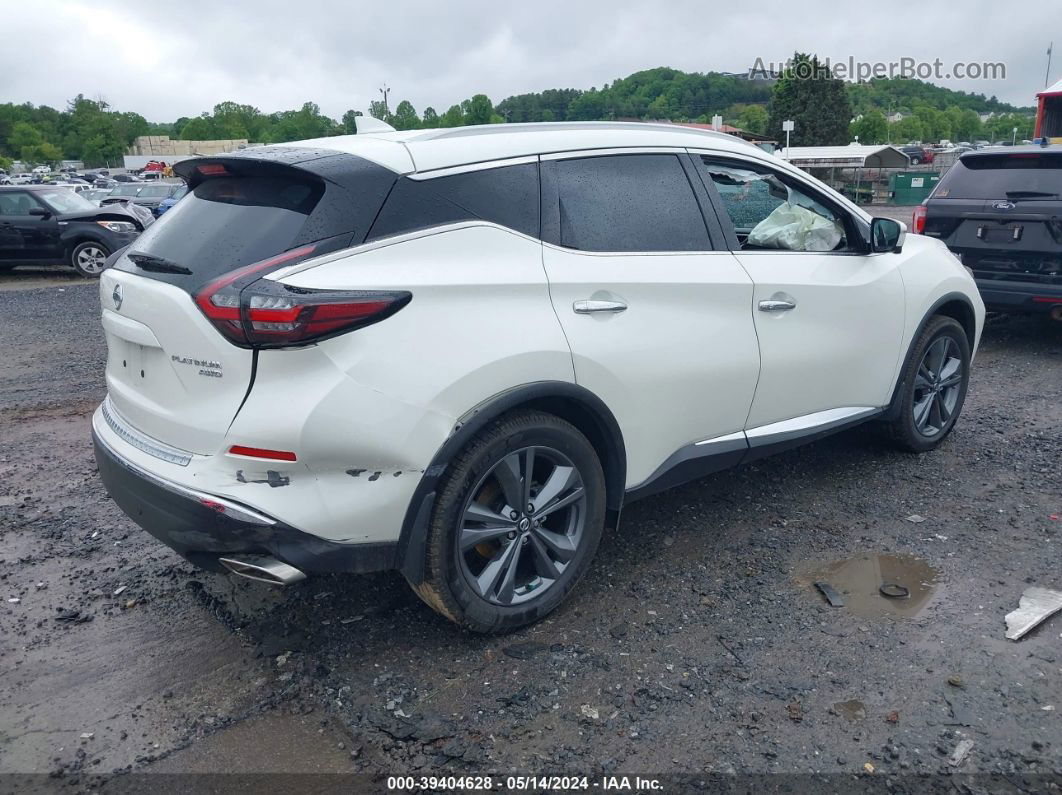 2021 Nissan Murano Platinum Intelligent Awd White vin: 5N1AZ2DS8MC117326