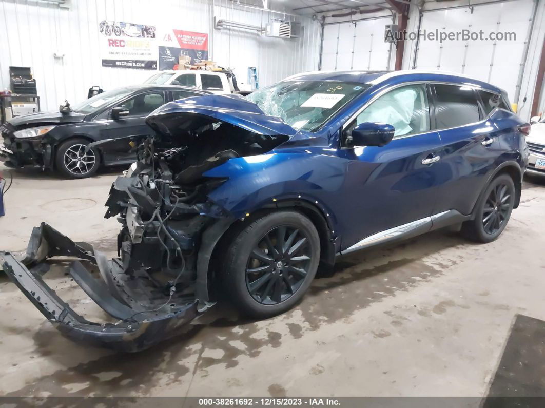 2021 Nissan Murano Platinum Intelligent Awd Blue vin: 5N1AZ2DS9MC101894