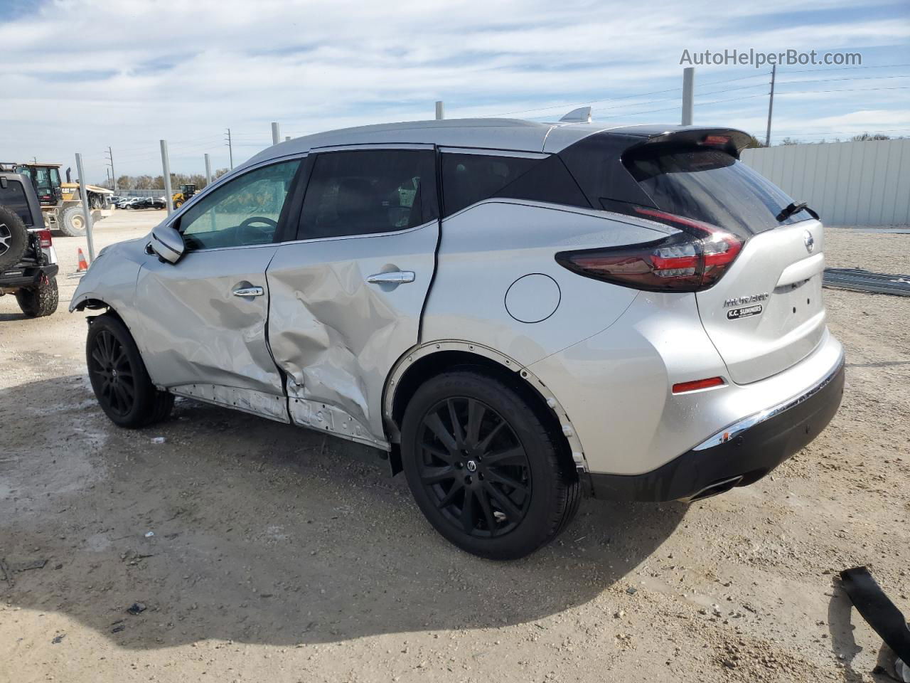 2021 Nissan Murano Platinum Серебряный vin: 5N1AZ2DSXMC100558