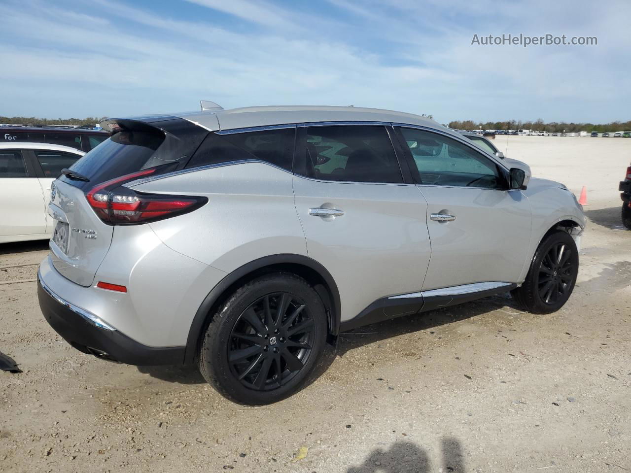 2021 Nissan Murano Platinum Серебряный vin: 5N1AZ2DSXMC100558