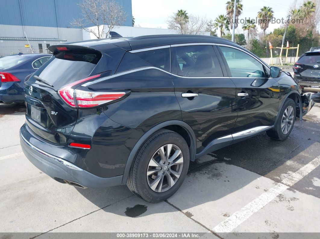 2017 Nissan Murano Platinum/s/sl/sv Black vin: 5N1AZ2MG0HN109033