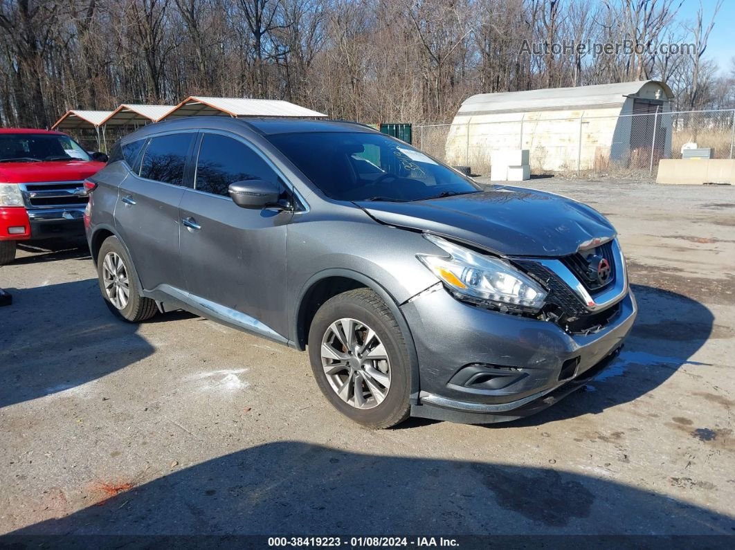 2017 Nissan Murano Sv Gray vin: 5N1AZ2MG0HN147099