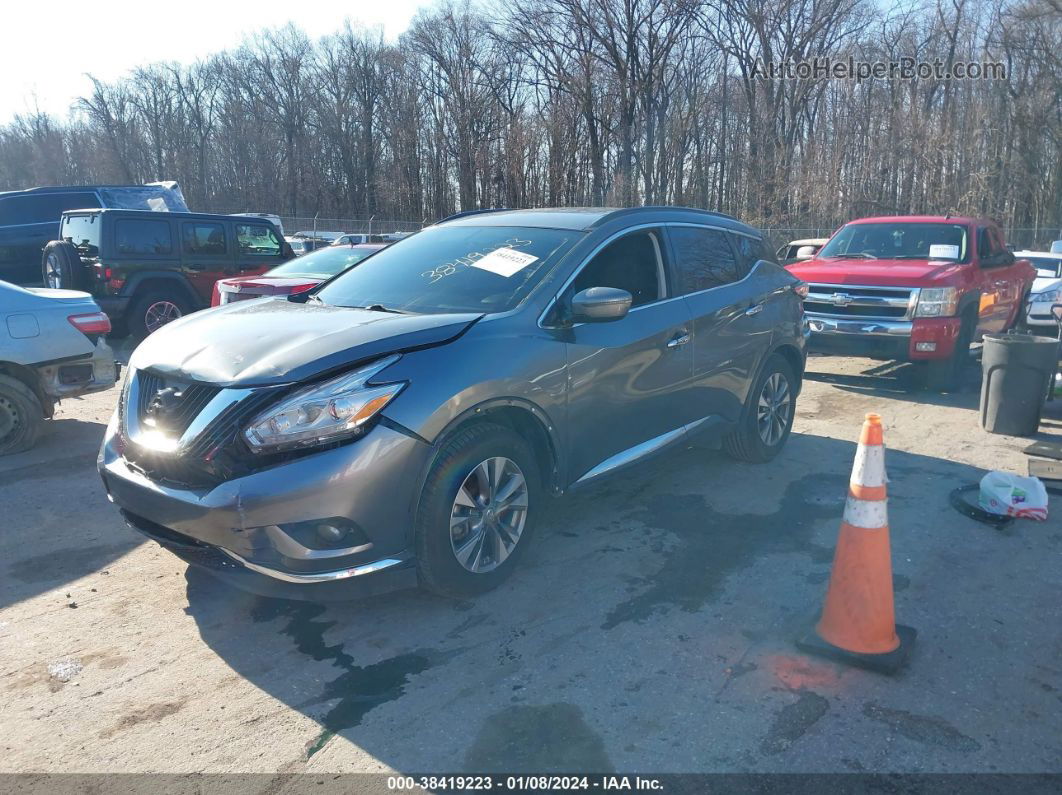 2017 Nissan Murano Sv Серый vin: 5N1AZ2MG0HN147099