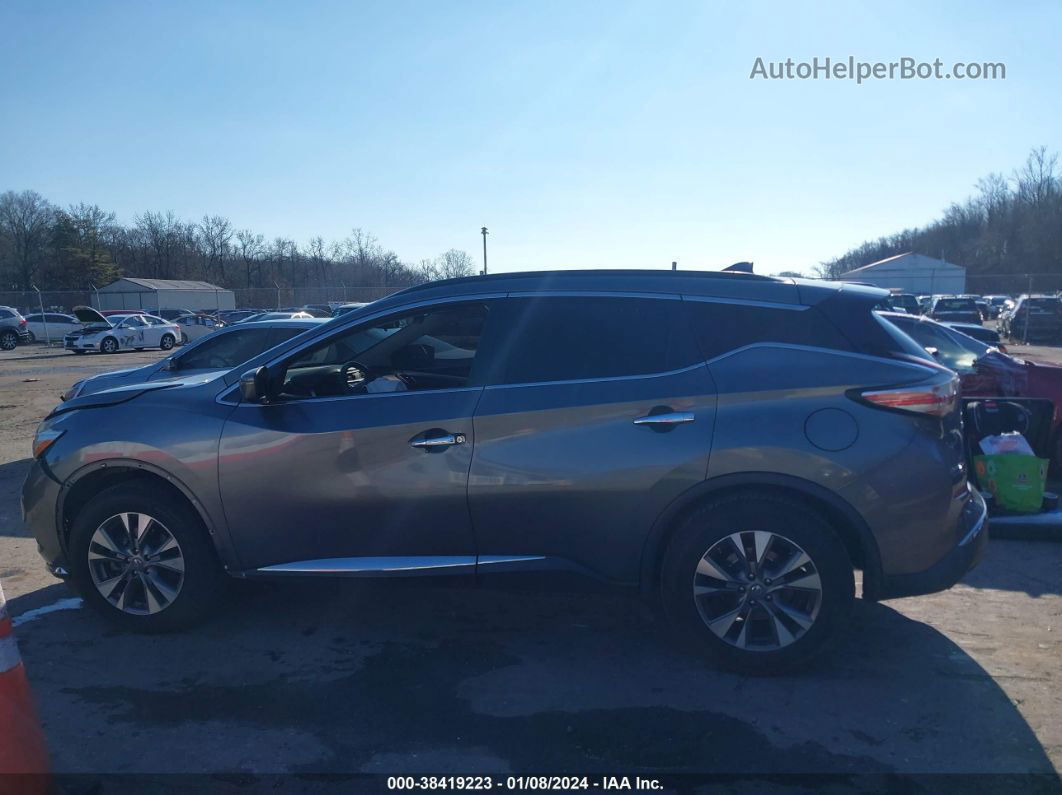 2017 Nissan Murano Sv Серый vin: 5N1AZ2MG0HN147099