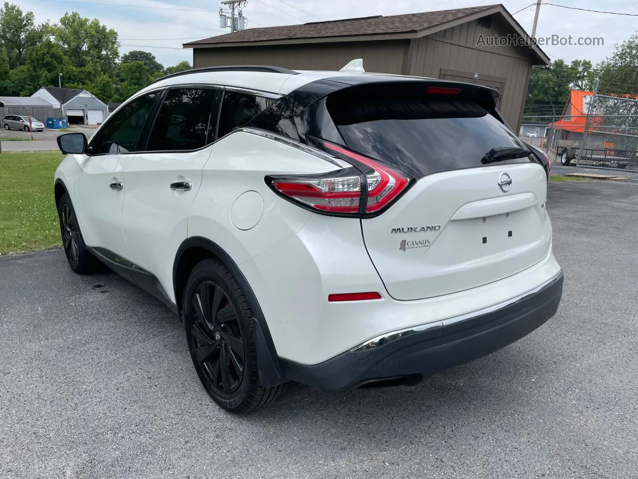 2017 Nissan Murano S White vin: 5N1AZ2MG0HN161049