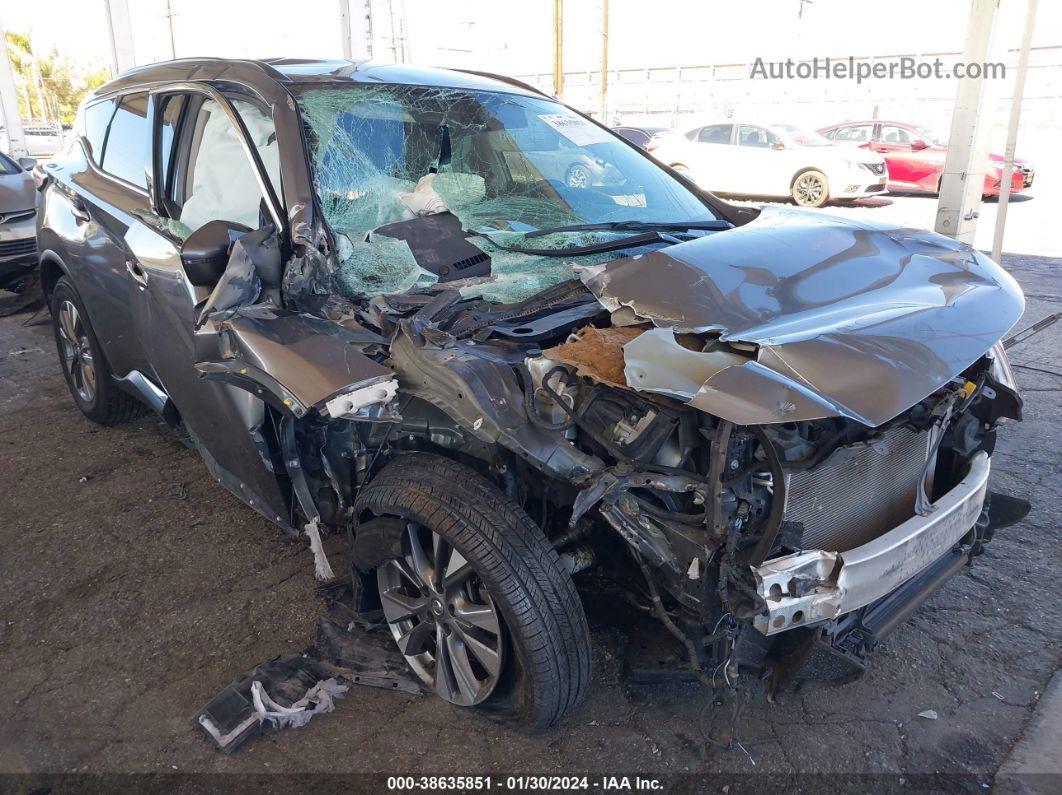 2018 Nissan Murano Sv Brown vin: 5N1AZ2MG0JN121625