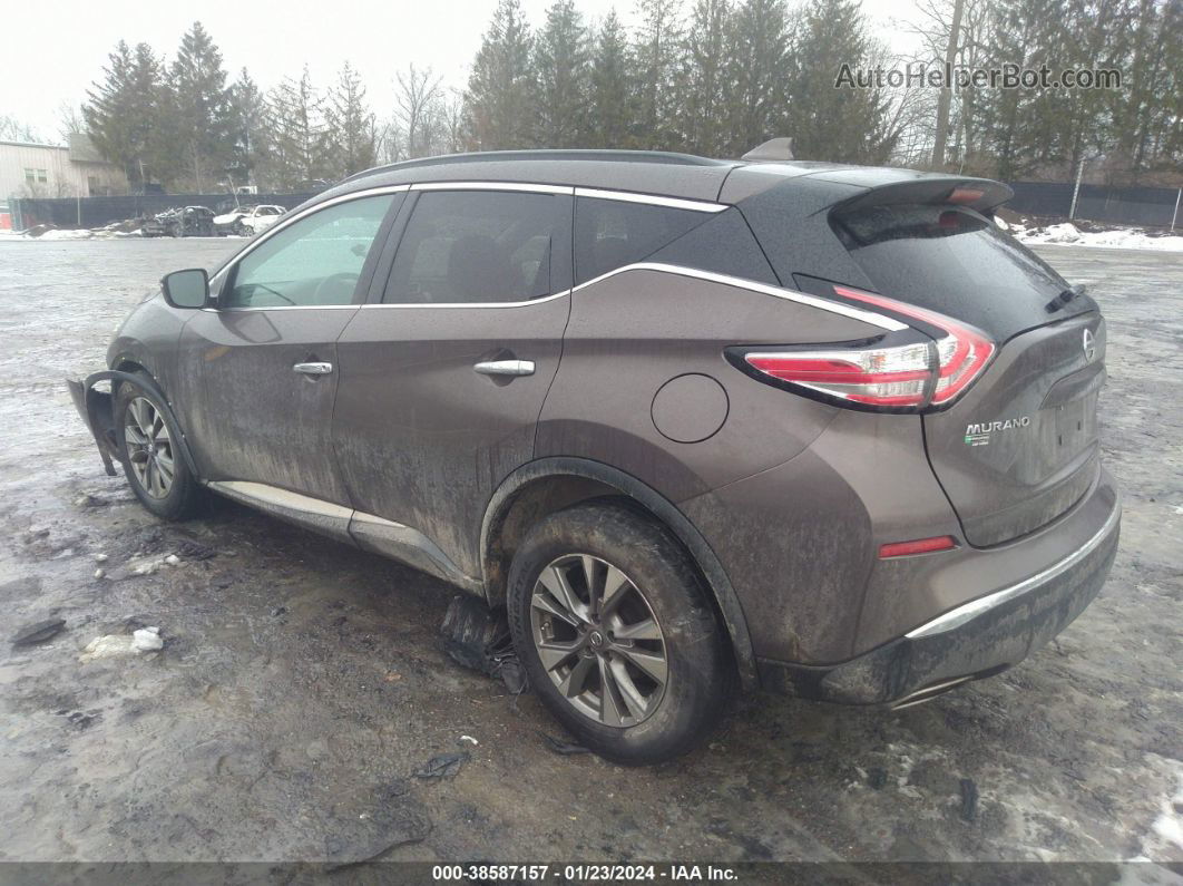 2018 Nissan Murano Sv Brown vin: 5N1AZ2MG0JN123987