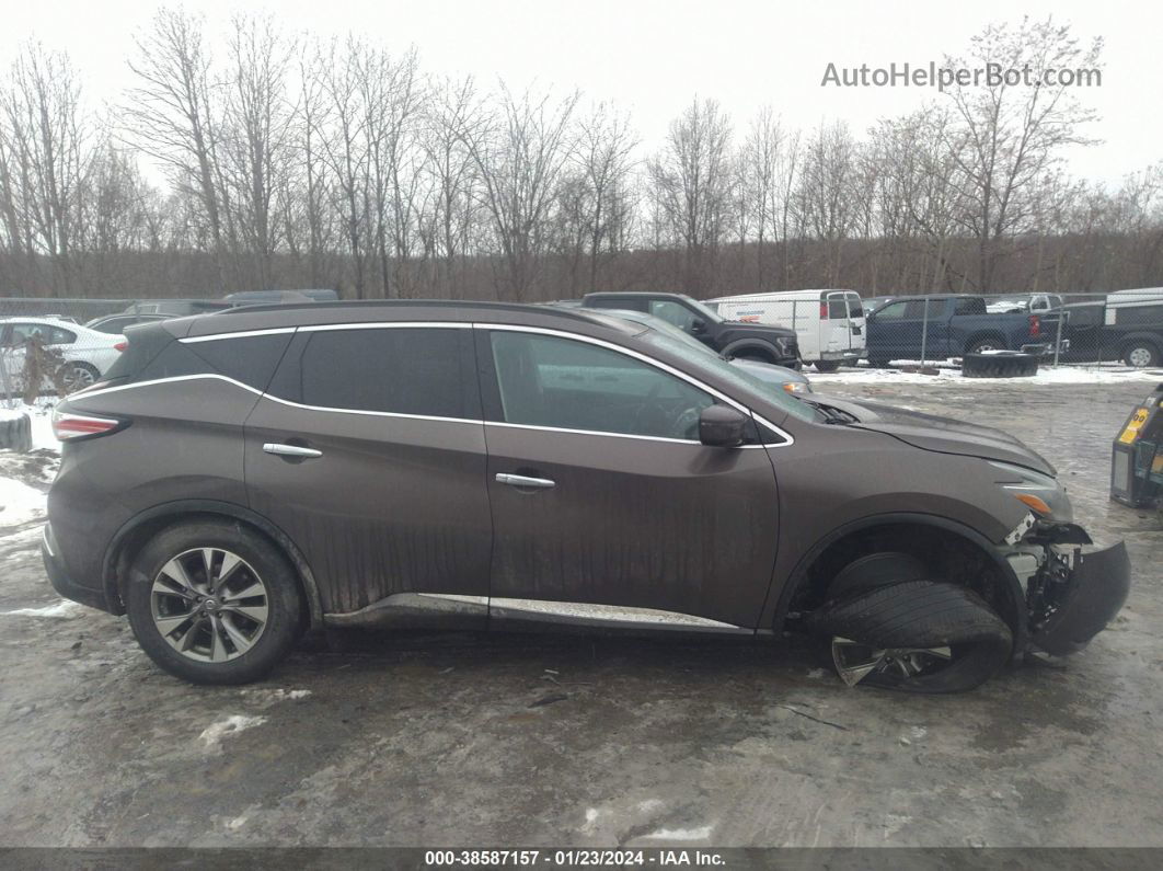 2018 Nissan Murano Sv Brown vin: 5N1AZ2MG0JN123987