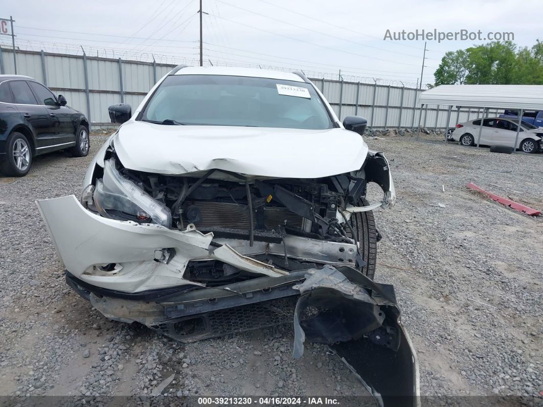 2018 Nissan Murano Sl White vin: 5N1AZ2MG0JN131068