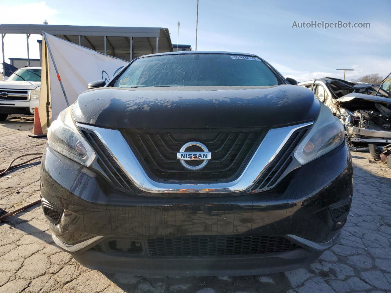 2018 Nissan Murano S Black vin: 5N1AZ2MG0JN158593