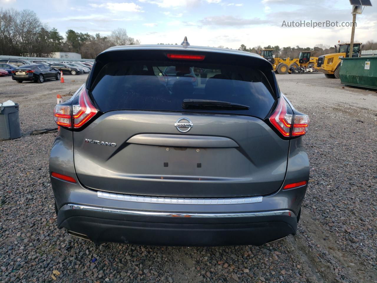 2018 Nissan Murano S Серый vin: 5N1AZ2MG0JN164880