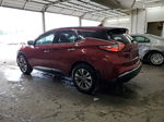 2018 Nissan Murano S Бордовый vin: 5N1AZ2MG0JN180335