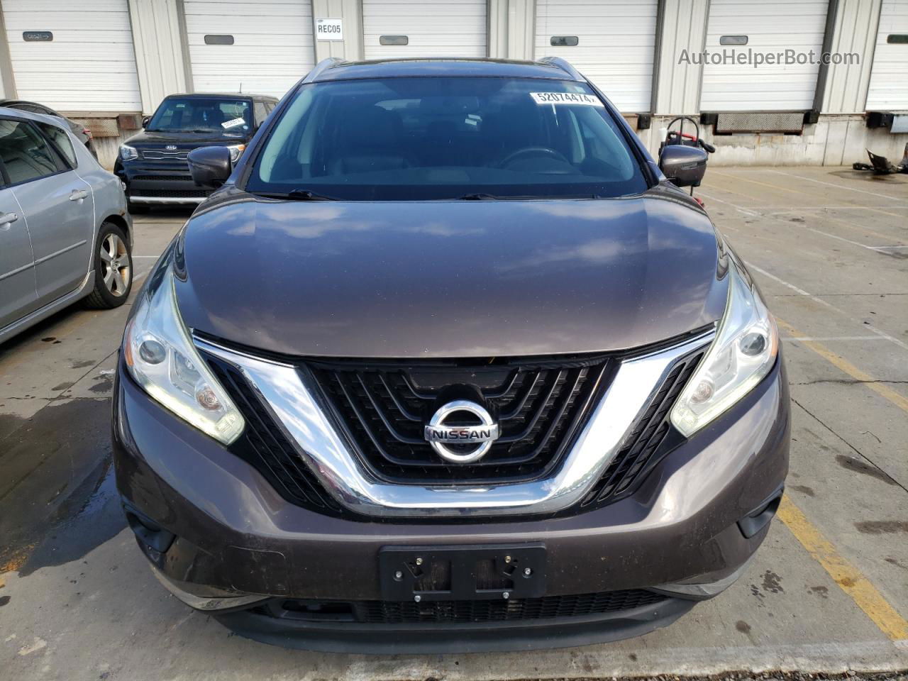 2017 Nissan Murano S Brown vin: 5N1AZ2MG1HN117688