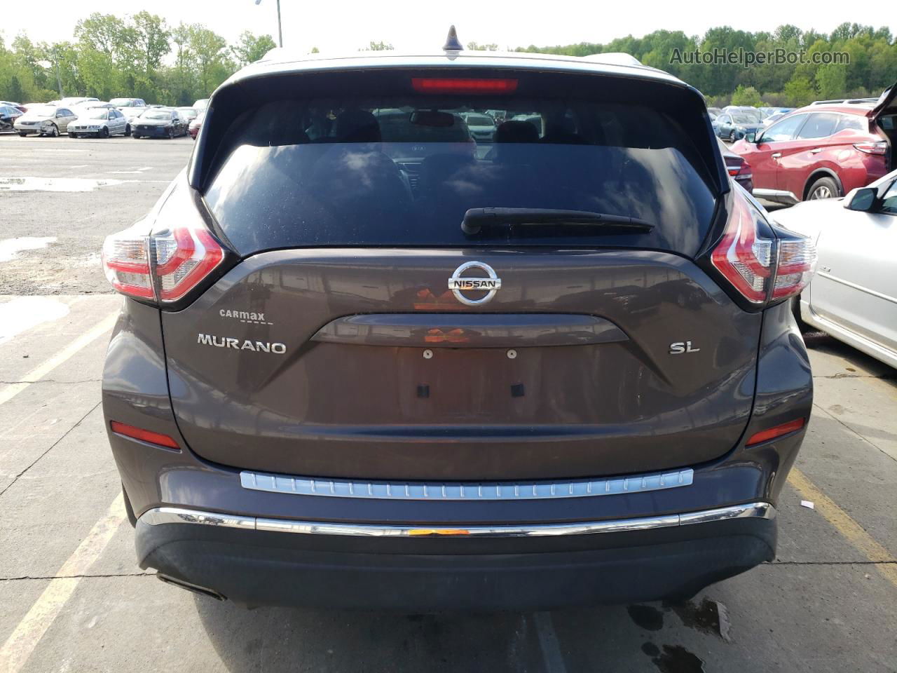 2017 Nissan Murano S Коричневый vin: 5N1AZ2MG1HN117688