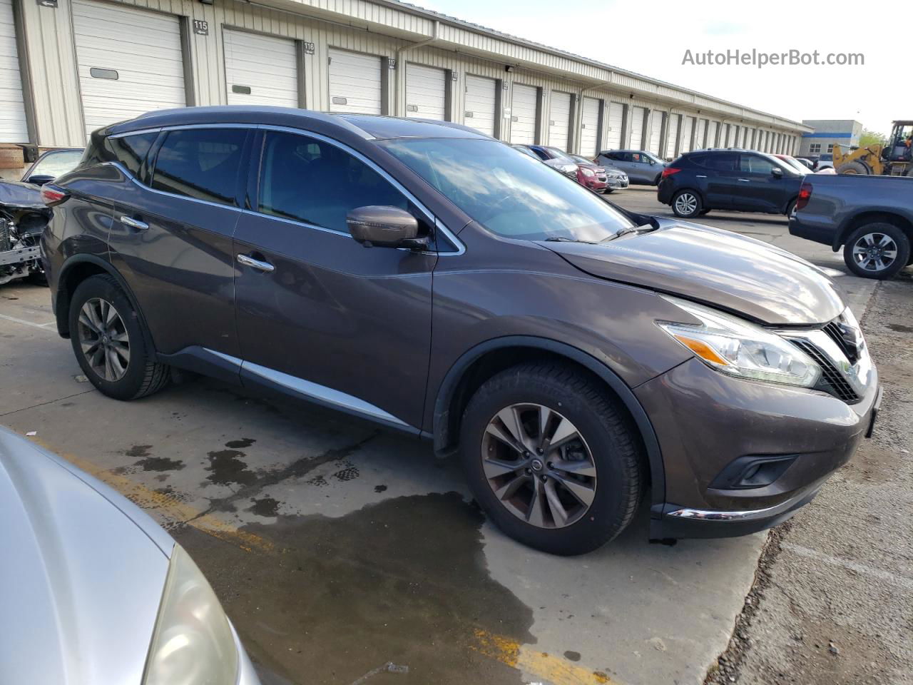 2017 Nissan Murano S Brown vin: 5N1AZ2MG1HN117688