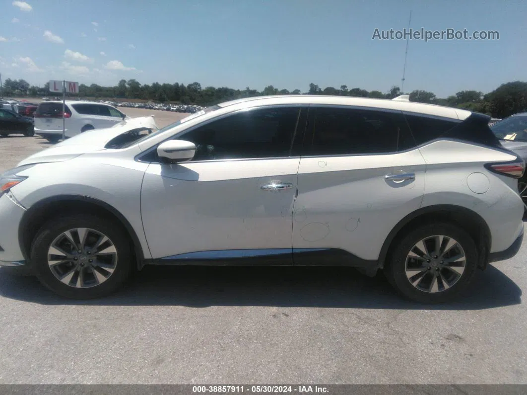 2017 Nissan Murano S White vin: 5N1AZ2MG1HN156958