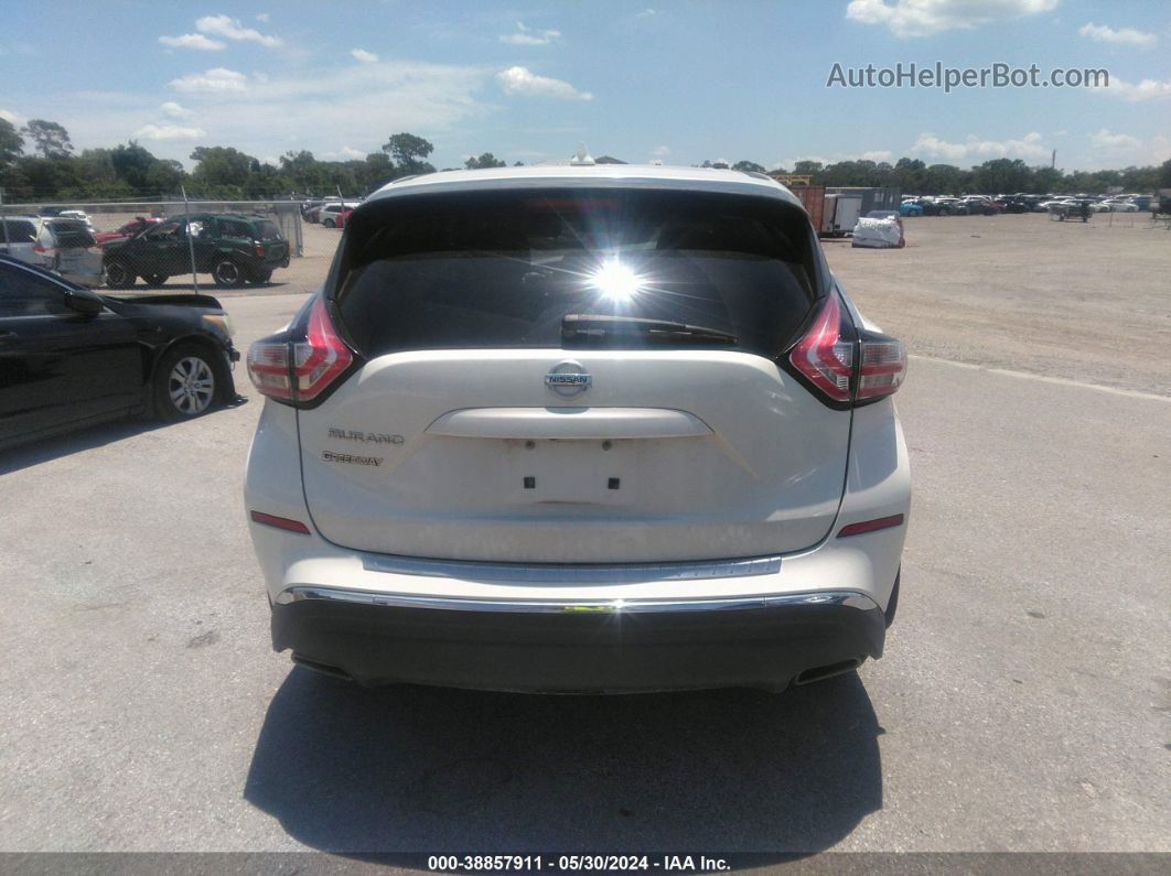 2017 Nissan Murano S White vin: 5N1AZ2MG1HN156958