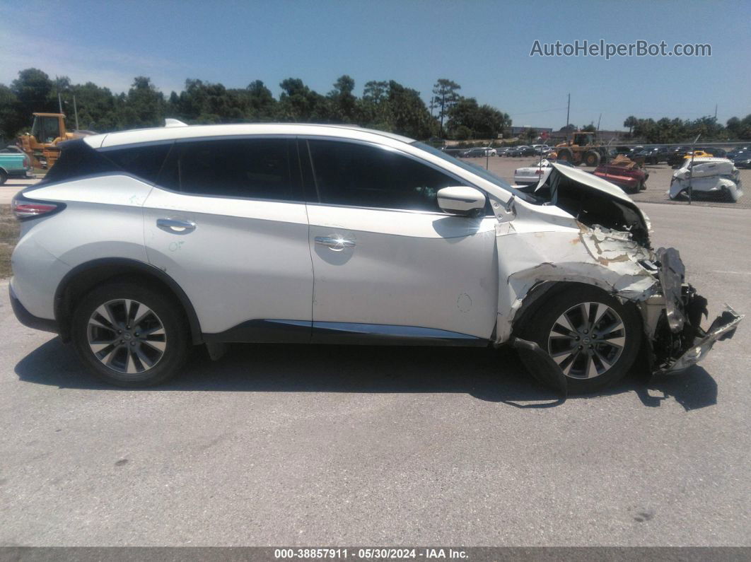 2017 Nissan Murano S White vin: 5N1AZ2MG1HN156958