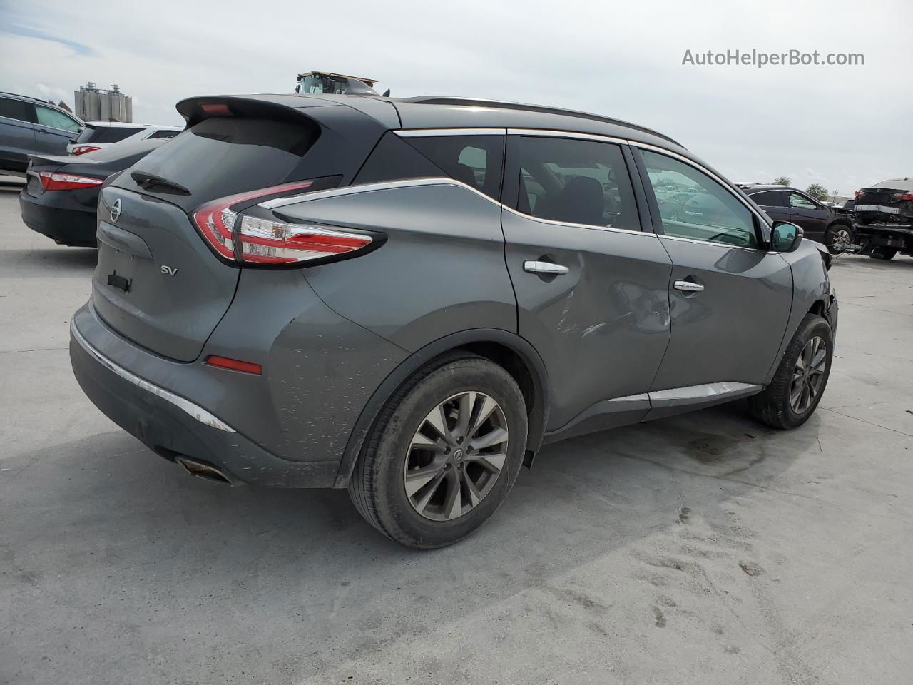 2018 Nissan Murano S Gray vin: 5N1AZ2MG1JN121911