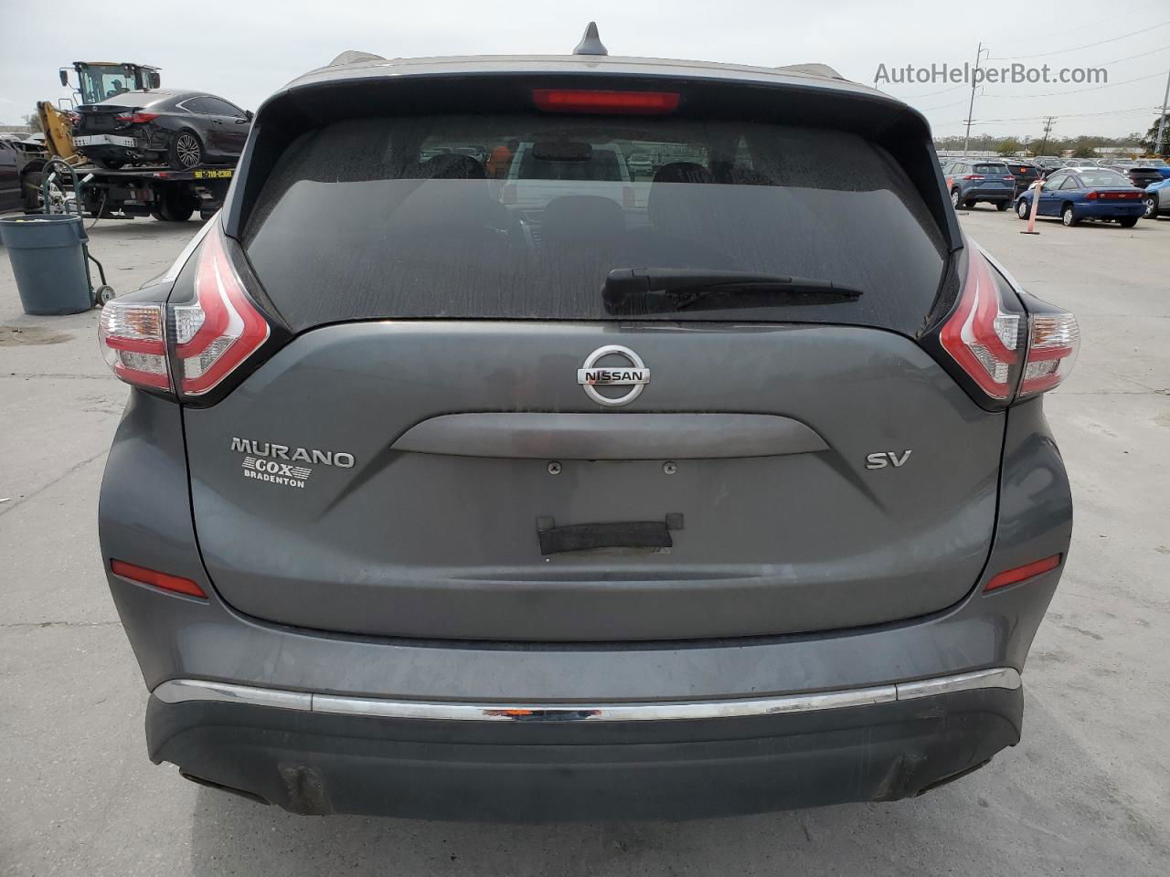 2018 Nissan Murano S Gray vin: 5N1AZ2MG1JN121911