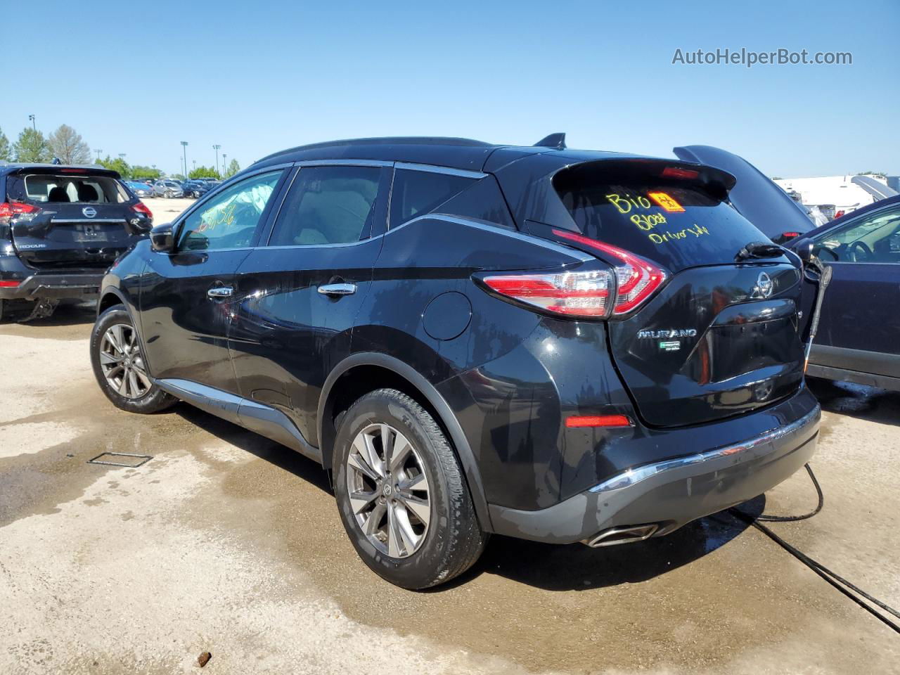 2018 Nissan Murano S Black vin: 5N1AZ2MG1JN122122