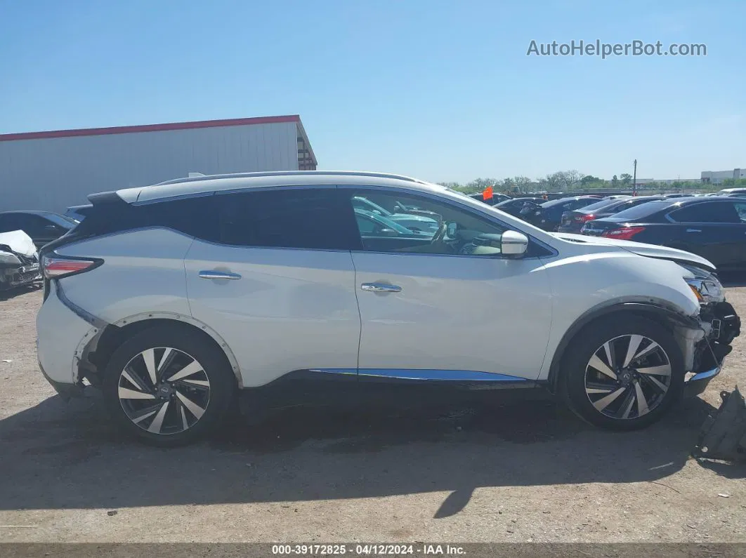 2018 Nissan Murano Platinum White vin: 5N1AZ2MG1JN122427