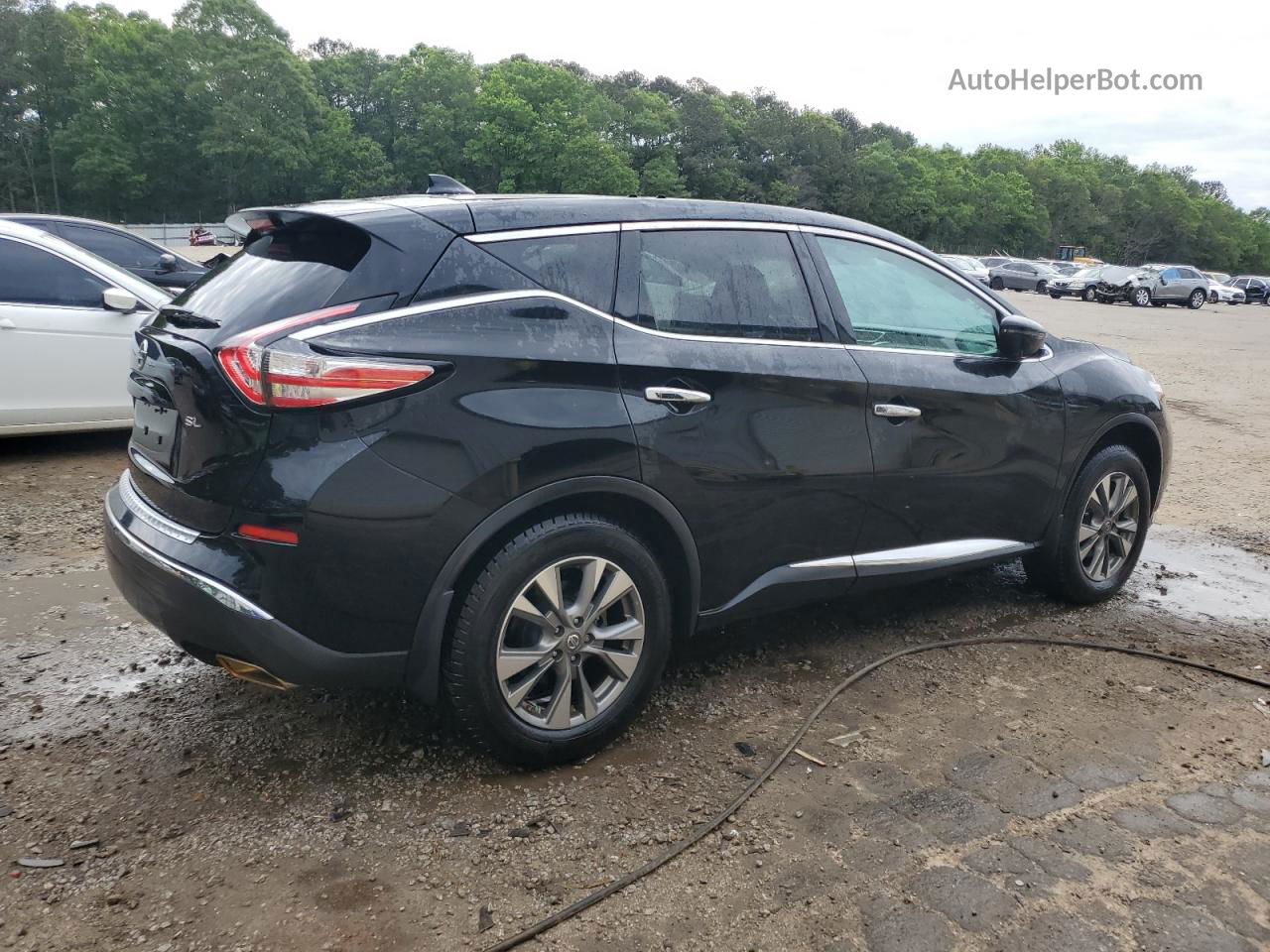 2018 Nissan Murano S Black vin: 5N1AZ2MG1JN147666