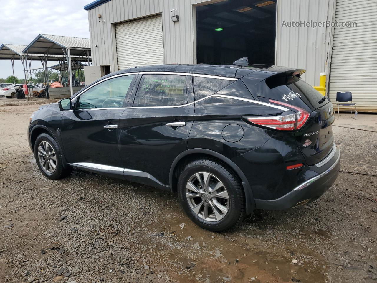 2018 Nissan Murano S Black vin: 5N1AZ2MG1JN147666