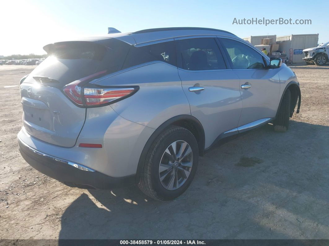 2018 Nissan Murano Sv Silver vin: 5N1AZ2MG1JN152740