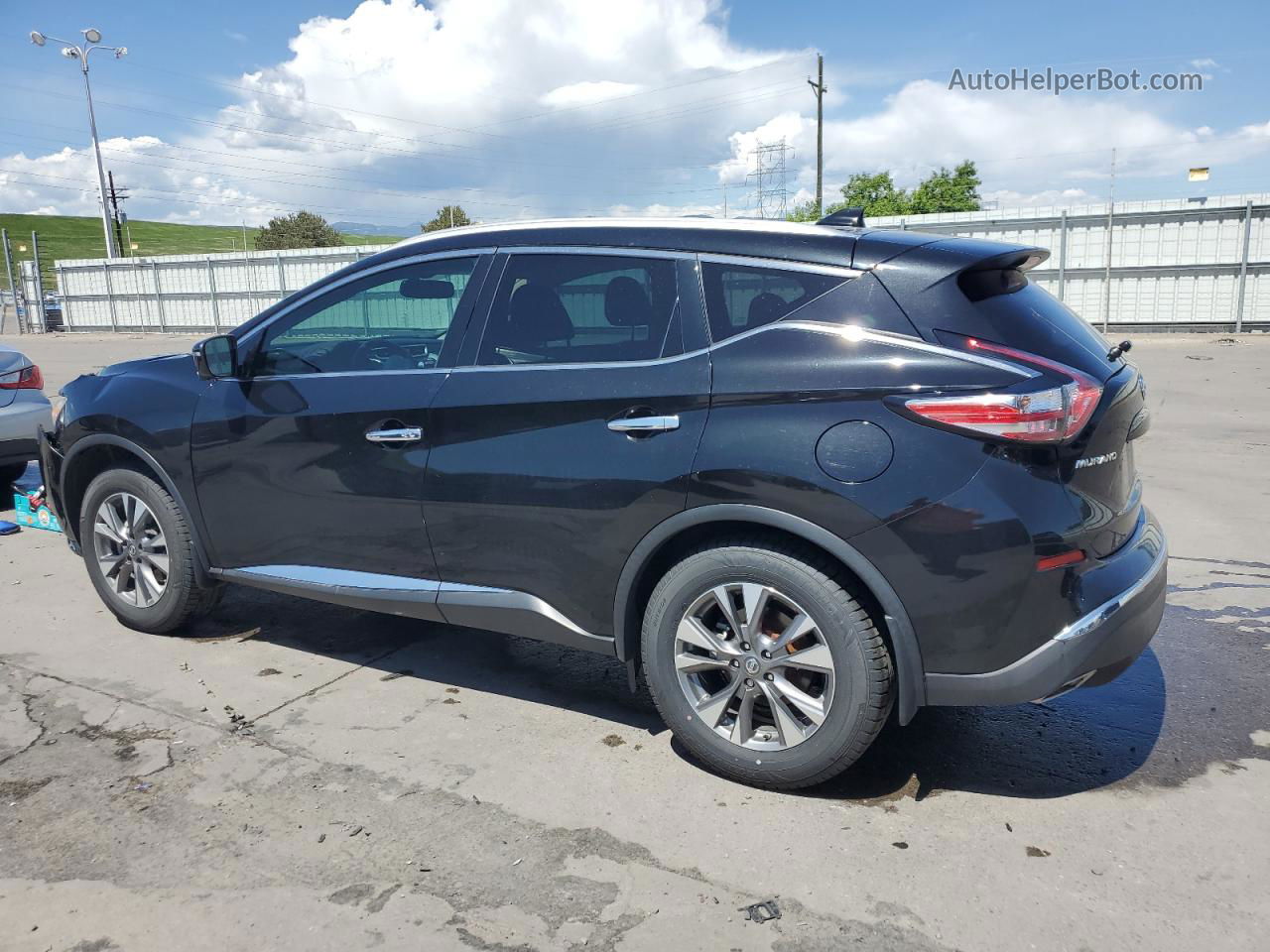 2017 Nissan Murano S Черный vin: 5N1AZ2MG2HN115884