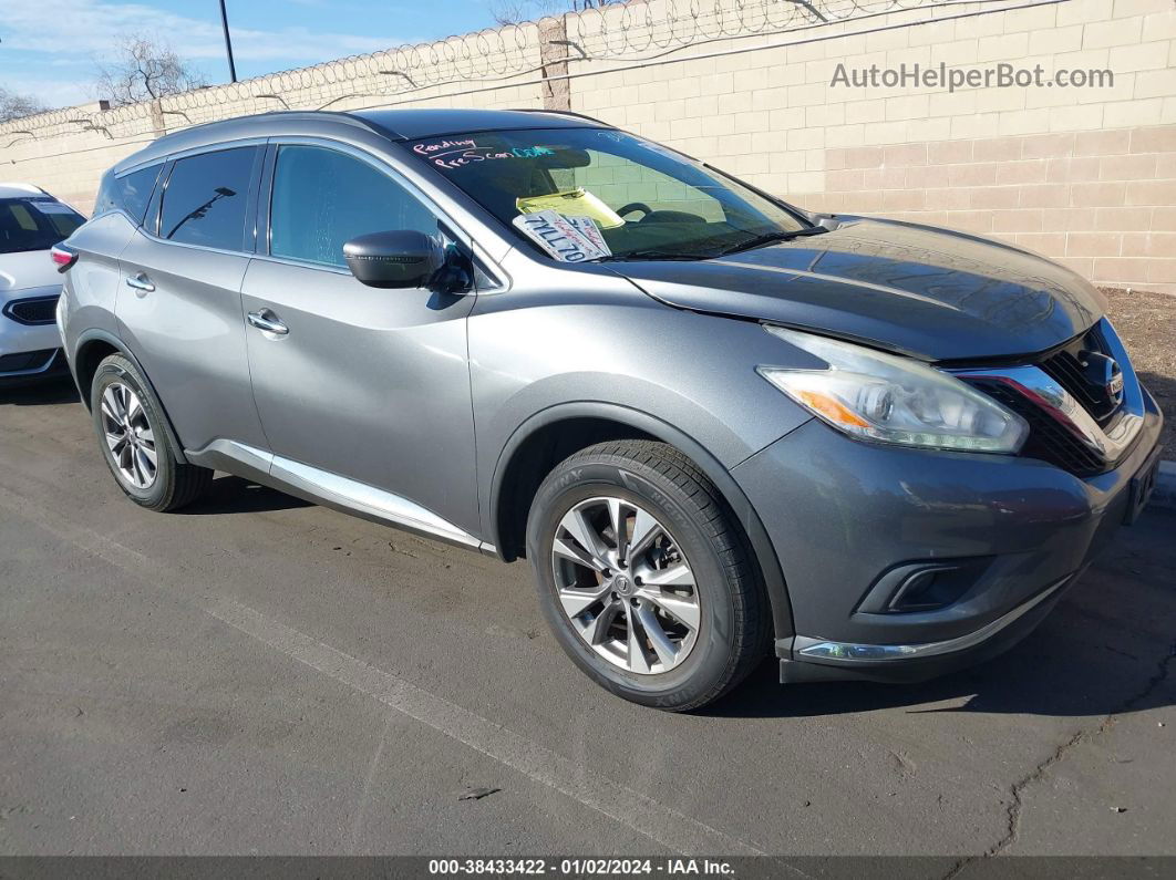 2017 Nissan Murano Sv Серый vin: 5N1AZ2MG2HN164616