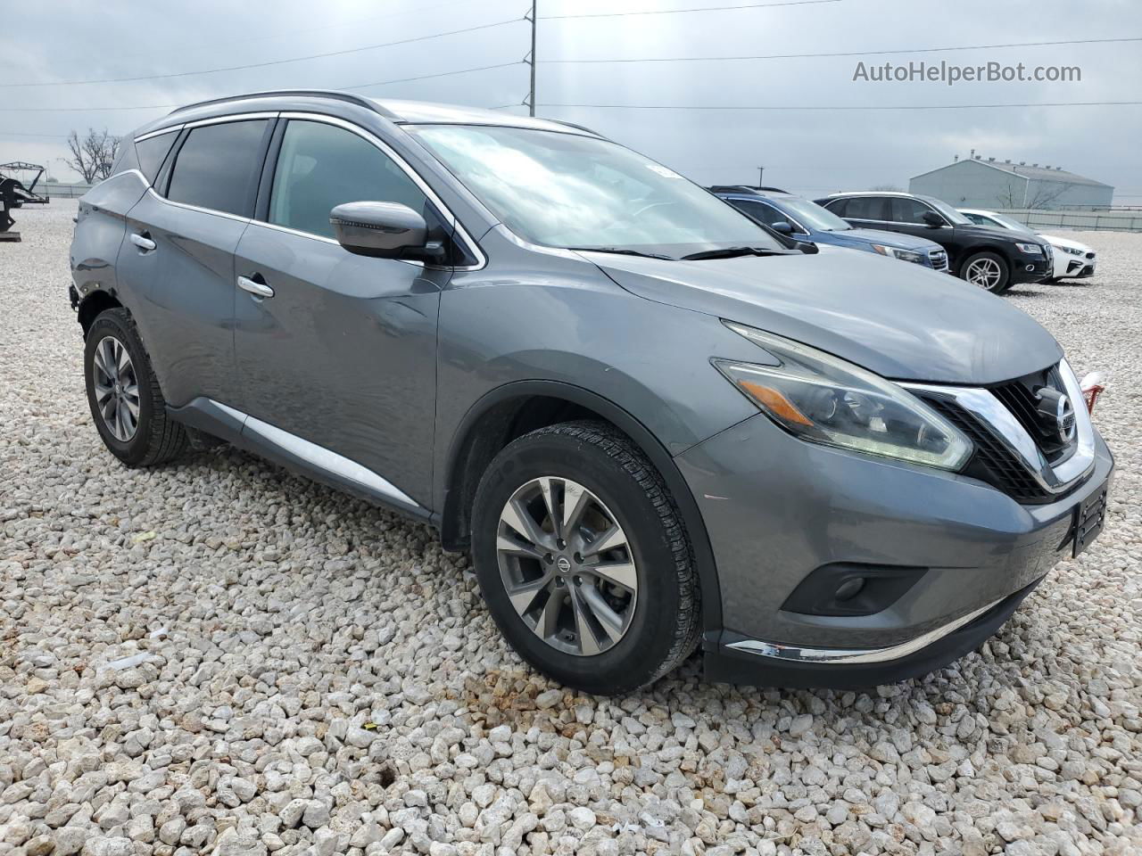 2018 Nissan Murano S Серебряный vin: 5N1AZ2MG2JN111596