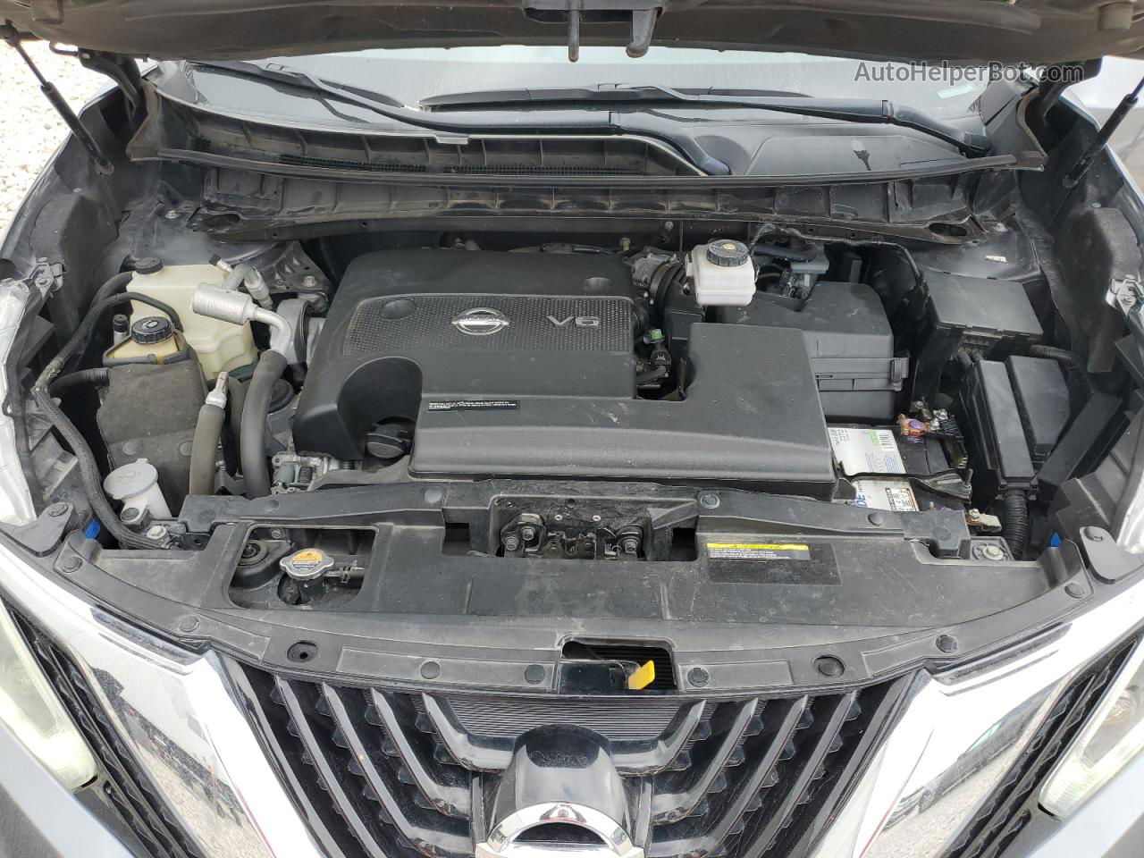 2018 Nissan Murano S Silver vin: 5N1AZ2MG2JN111596