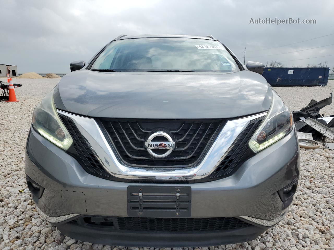 2018 Nissan Murano S Silver vin: 5N1AZ2MG2JN111596