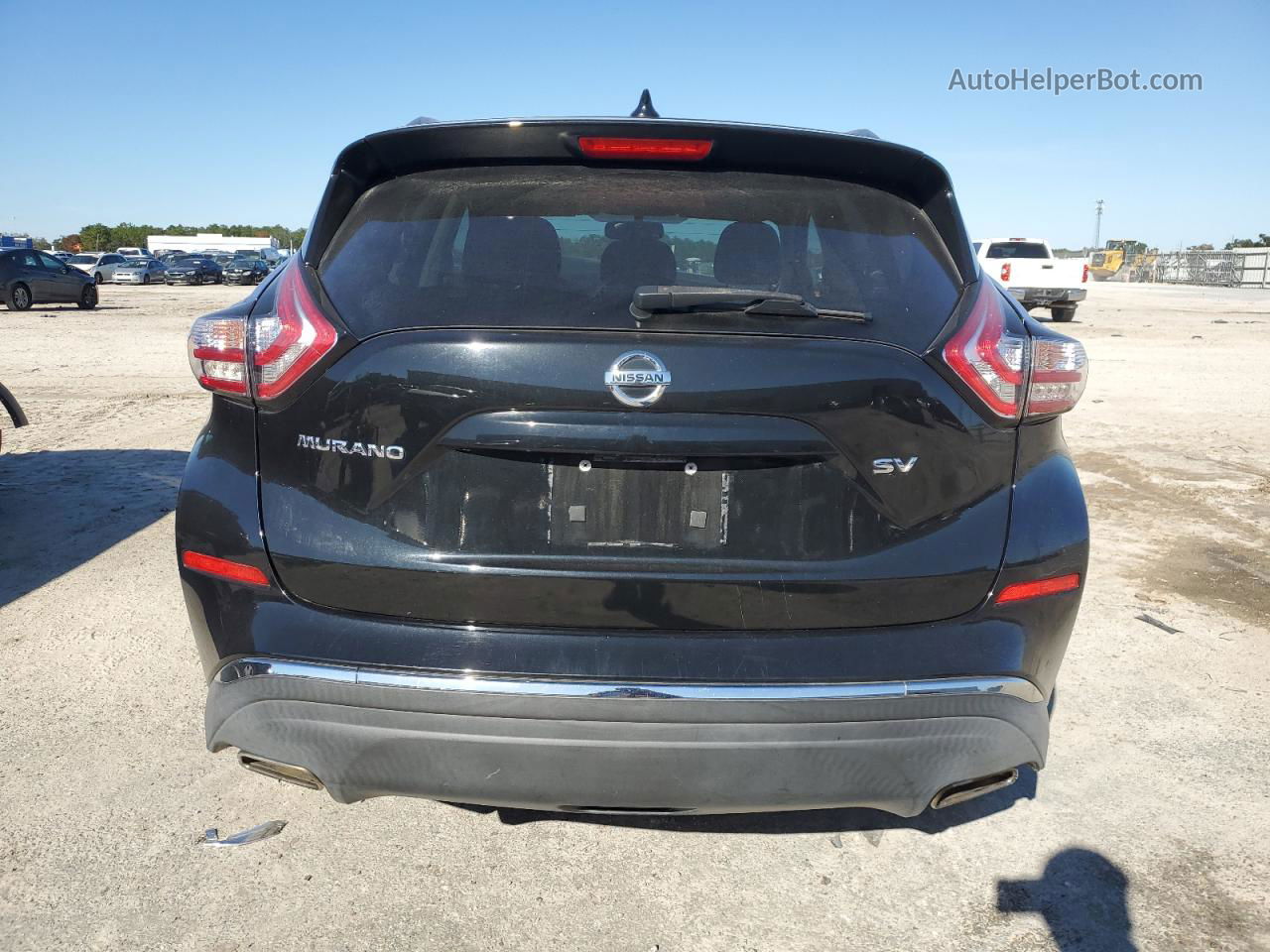 2018 Nissan Murano S Black vin: 5N1AZ2MG2JN116166