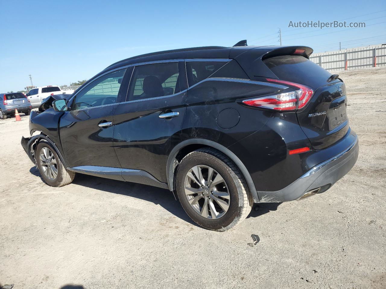 2018 Nissan Murano S Черный vin: 5N1AZ2MG2JN116166