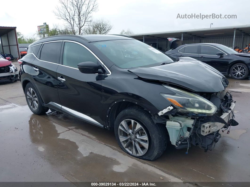 2018 Nissan Murano Sv Black vin: 5N1AZ2MG2JN122128