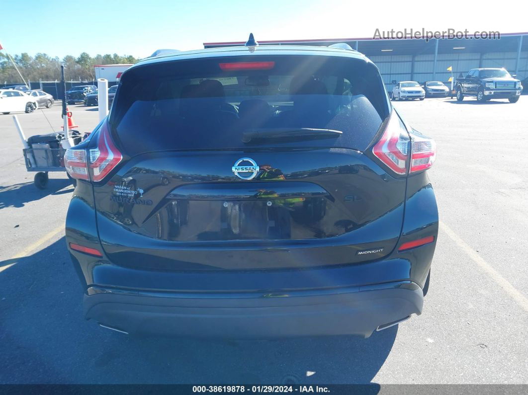 2018 Nissan Murano Sl Черный vin: 5N1AZ2MG2JN132724