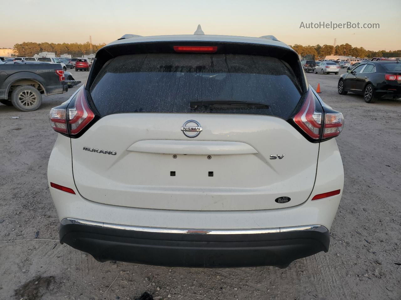 2018 Nissan Murano S White vin: 5N1AZ2MG2JN156408