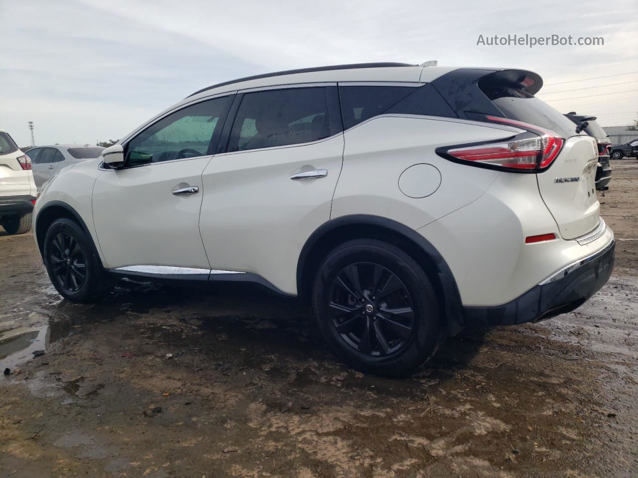 2018 Nissan Murano S Белый vin: 5N1AZ2MG2JN175346