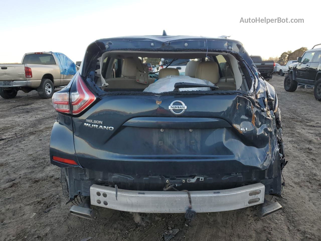 2018 Nissan Murano S Синий vin: 5N1AZ2MG2JN184984