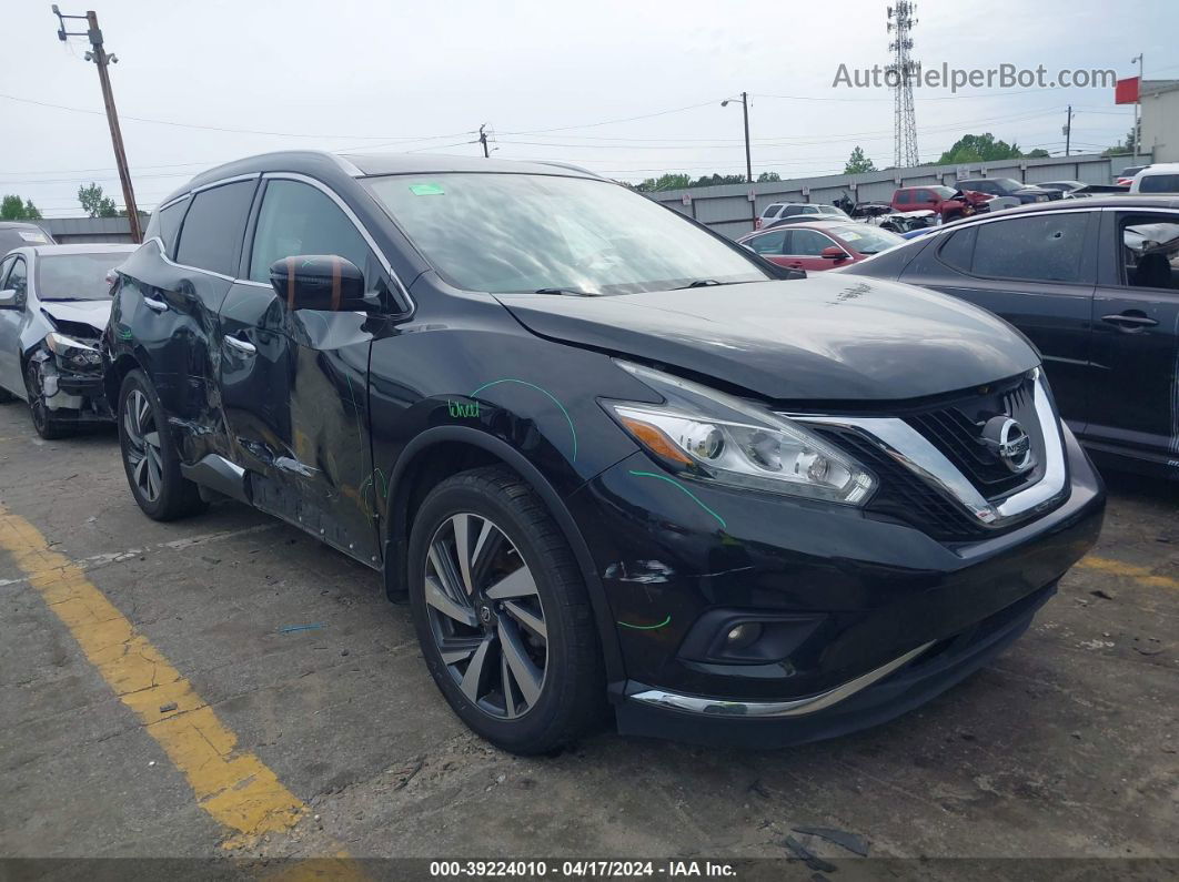 2018 Nissan Murano Platinum Black vin: 5N1AZ2MG2JN195452