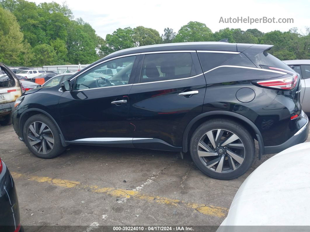 2018 Nissan Murano Platinum Black vin: 5N1AZ2MG2JN195452