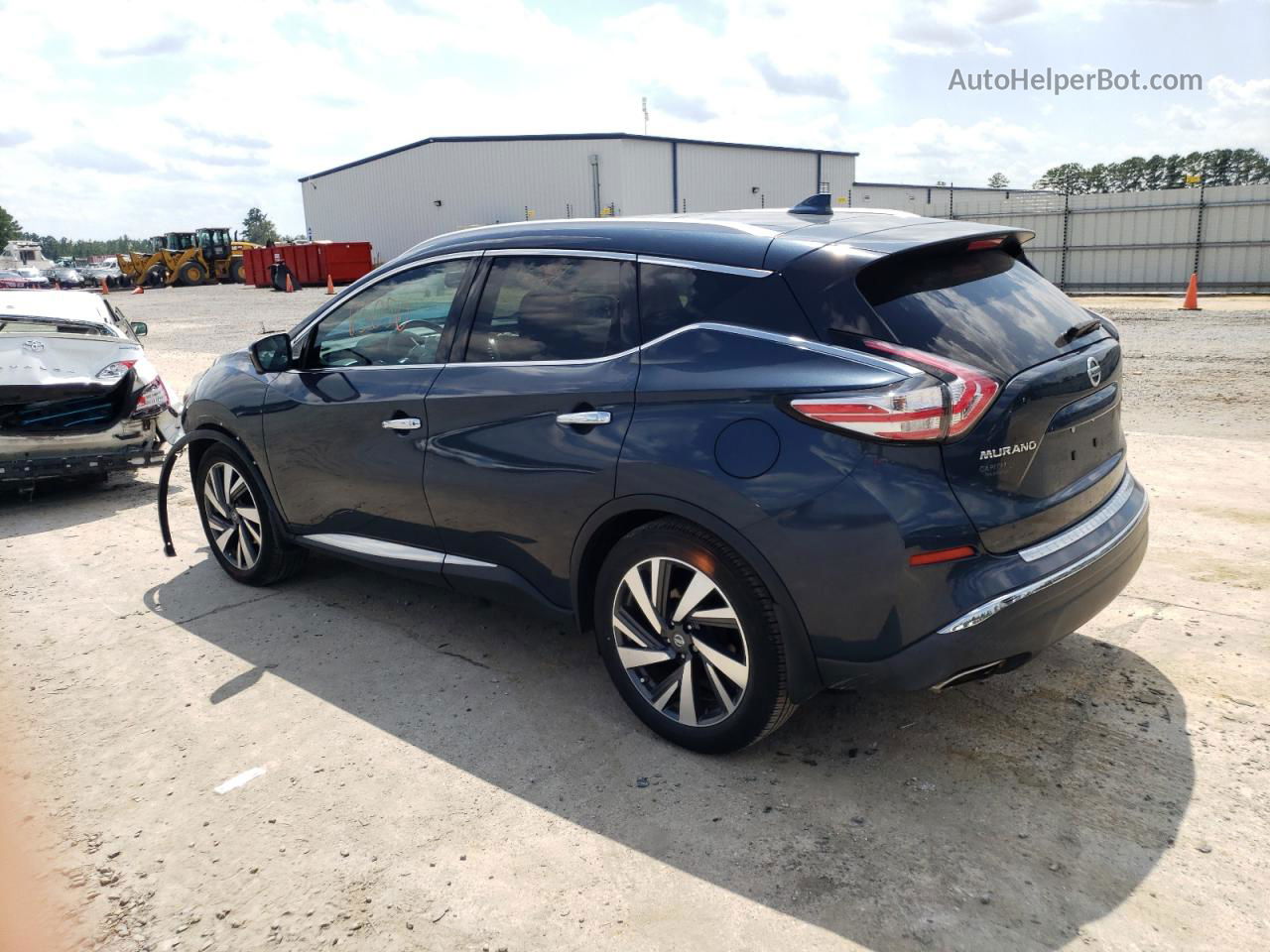 2017 Nissan Murano S Blue vin: 5N1AZ2MG3HN146965